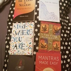 A bundle of all the books I have listed.